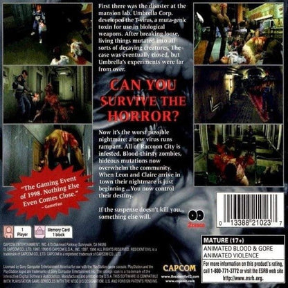 Resident Evil 2 Sony PlayStation 1 - Gandorion Games