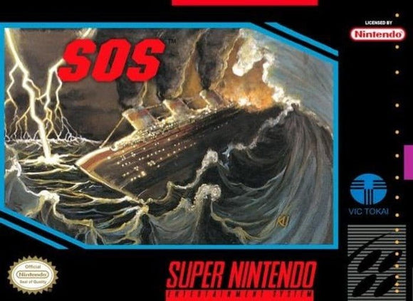 S.O.S. Super Nintendo Video Game SNES - Gandorion Games