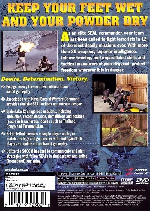 SOCOM: U.S. Navy SEALs (Sony PlayStation 2, 2002) for sale online