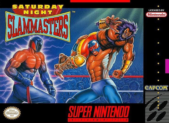 Saturday Night Slam Masters Super Nintendo Video Game SNES - Gandorion Games