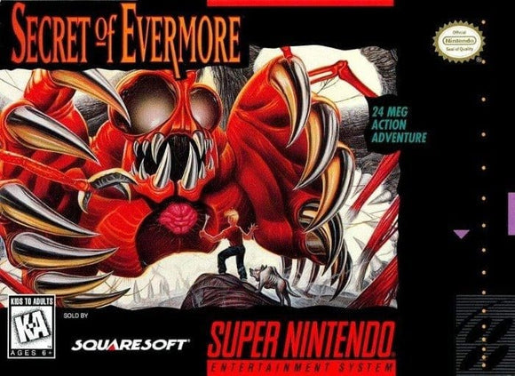Secret of Evermore Super Nintendo Video Game SNES - Gandorion Games