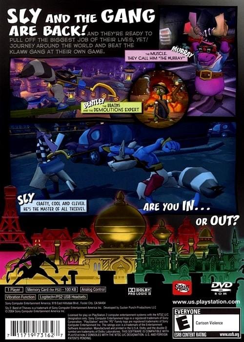 Sly 2: Band of Thieves Sony PlayStation Gandorion Games