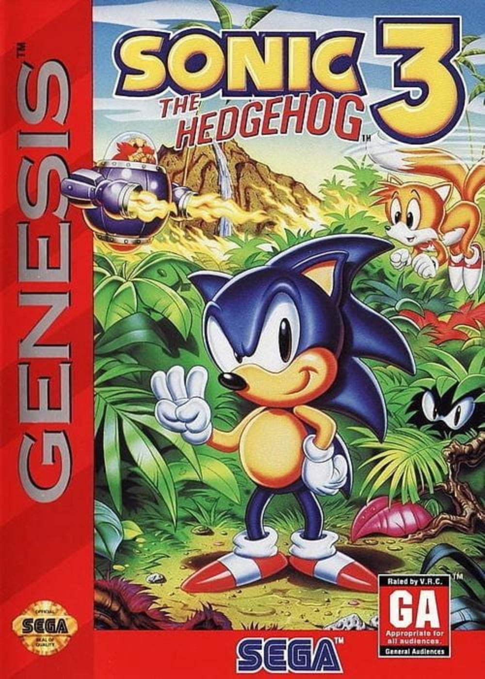 Sonic the Hedgehog 3 - Sega Genesis.
