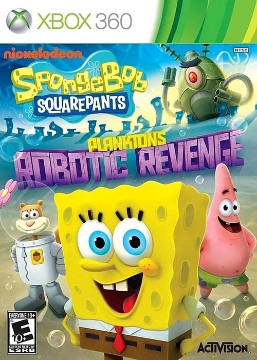 SpongeBob SquarePants: Plankton's Robotic Revenge Microsoft Xbox 360 Video Game - Gandorion Games