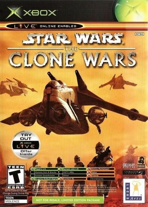 Star Wars The Clone Wars & Tetris Worlds Combo Pack Microsoft Xbox - Gandorion Games