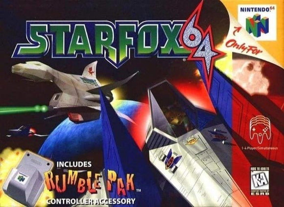 Star Fox 64 Nintendo 64 Video Game N64 - Gandorion Games