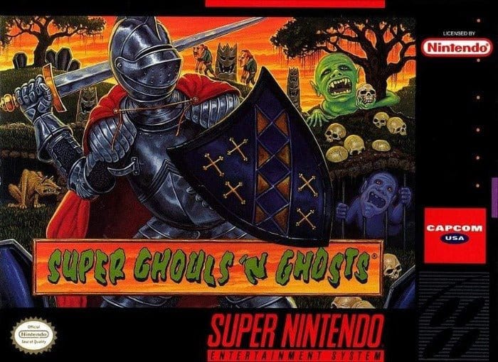 Super Ghouls 'N Ghosts Super Nintendo Video Game SNES - Gandorion Games