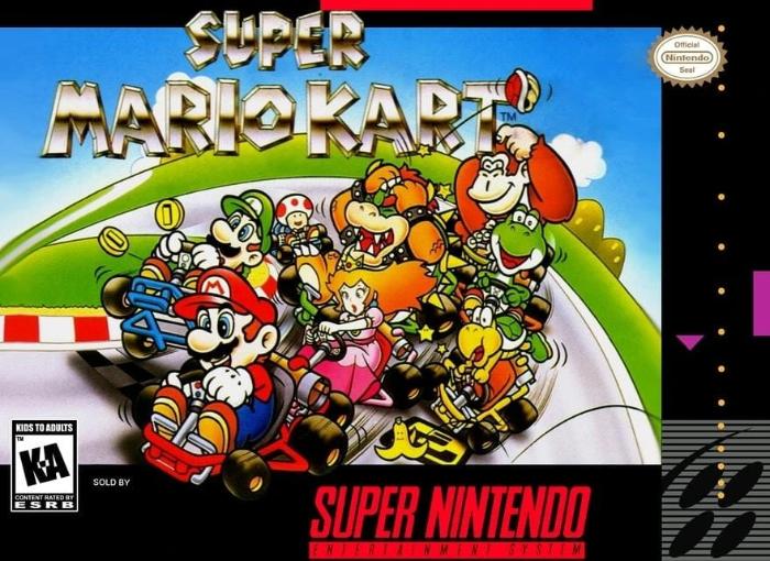 Super Mario Kart - SNES Super Nintendo - Gandorion Games
