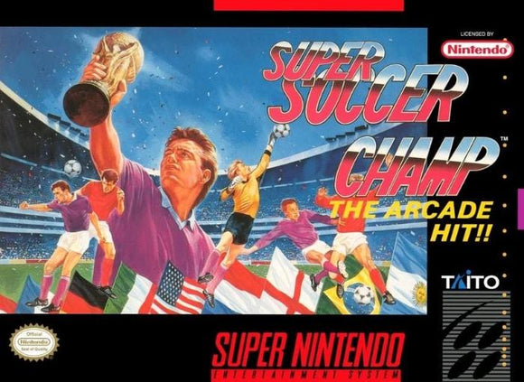 Super Soccer Champ Super Nintendo Video Game SNES - Gandorion Games