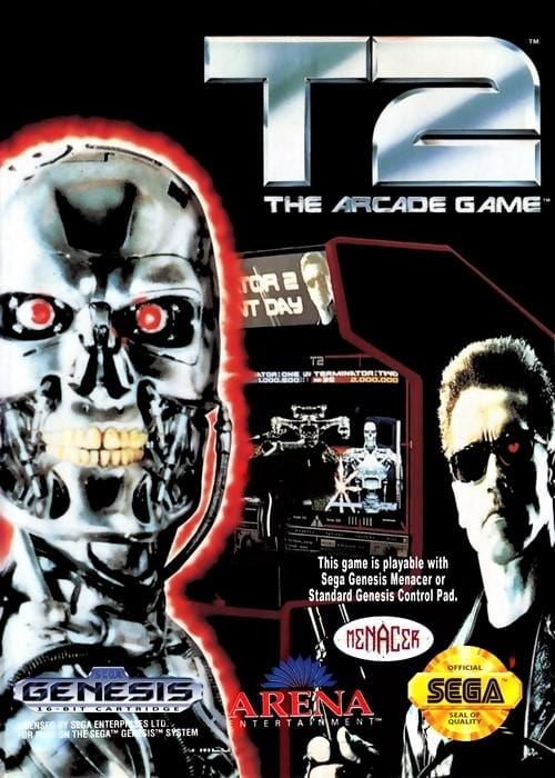 T2 The Arcade Game Sega Genesis Game - Gandorion Games