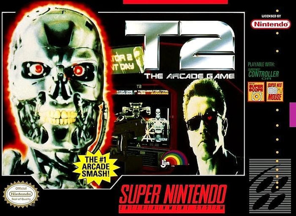 T2: The Arcade Game Super Nintendo Video Game SNES - Gandorion Games