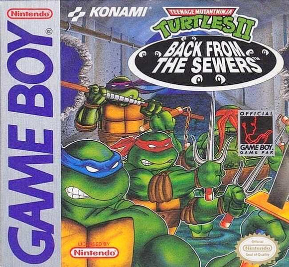 Teenage Mutant Ninja Turtles II Back from the Sewers - Game Boy - Gandorion Games