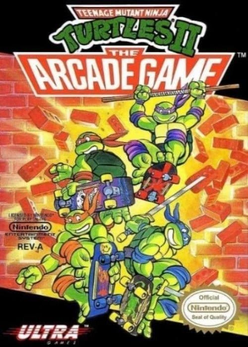Teenage Mutant Ninja Turtles II: The Arcade Game Nintendo NES
