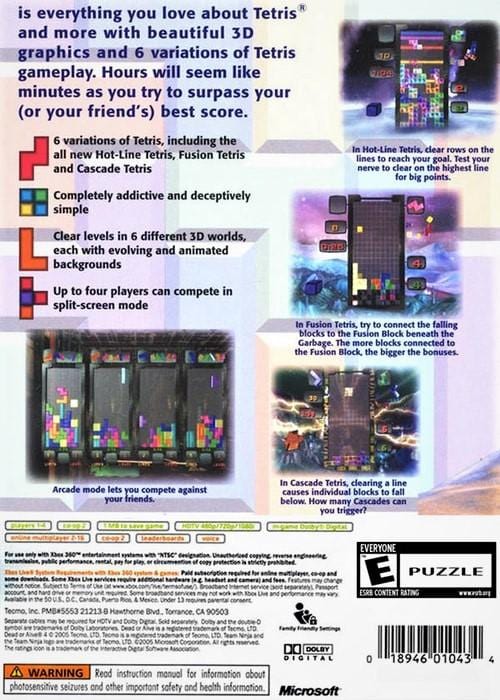 Tetris Evolution - Xbox 360 (Gebraucht) in Thalwil für CHF 19 - mit Tetris Evolution - Xbox 360 (Gebraucht) in Thalwil für CHF 19 - mit