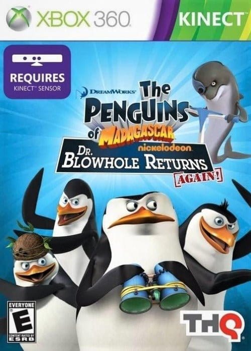 The Penguins of Madagascar Dr. Blowhole Returns - Again! Xbox 360 - Gandorion Games