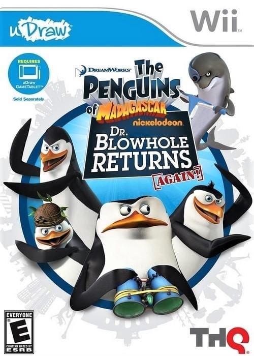 The Penguins of Madagascar Dr. Blowhole Returns Again! Nintendo Wii - Gandorion Games