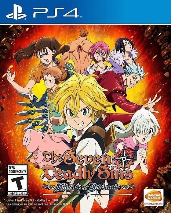 The Seven Deadly Sins: Knights of Britannia Sony PlayStation 4 Video Game - Gandorion Games
