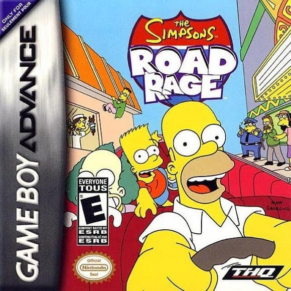 The Simpsons Road Rage Nintendo Game Boy Advance - Gandorion Games