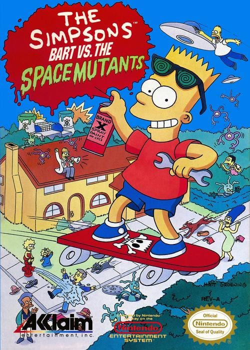 The Simpsons Bart vs. the Space Mutants Nintendo NES - Gandorion Games