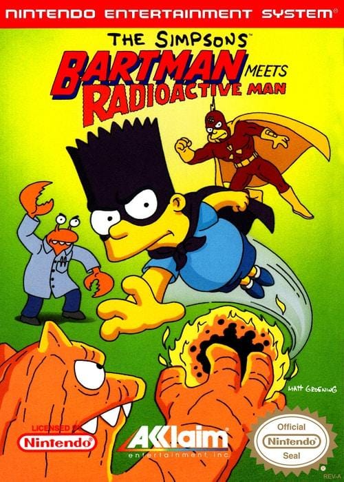 The Simpsons: Bartman Meets Radioactive Man Nintendo NES Video Game - Gandorion Games