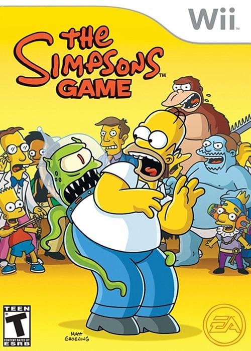 The Simpsons Game - Nintendo Wii Game.
