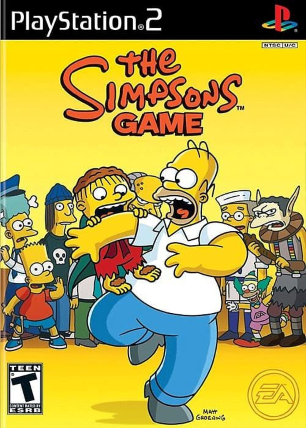 The Simpsons Game Sony PlayStation 2 Game.