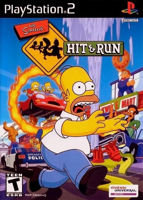 The Simpsons Hit & Run - Sony PlayStation 2 - Gandorion Games