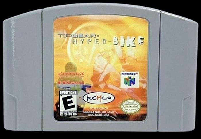 top gear hyper bike Top Gear Hyper-Bike Nintendo 64 Video Game N64