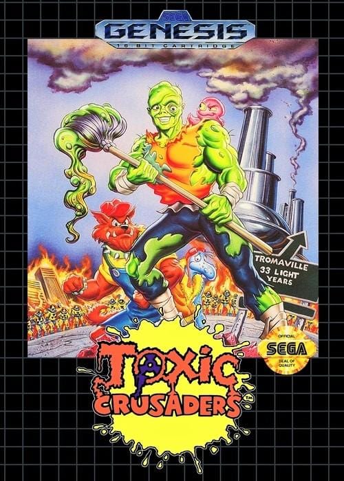 Toxic Crusaders Sega Genesis Game - Gandorion Games
