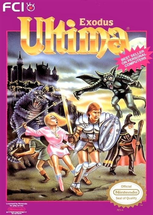 Ultima Exodus Nintendo NES Game - Gandorion Games