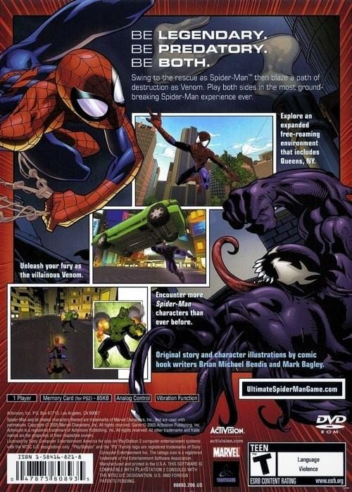 bekræft venligst Tilmeld der ovre Ultimate Spider-Man - Sony PlayStation 2 - Gandorion Games