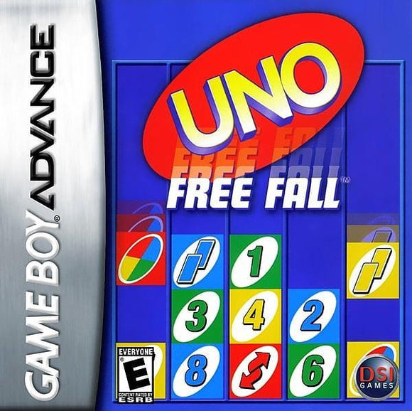 Uno Free Fall Nintendo Game Boy Advance GBA - Gandorion Games