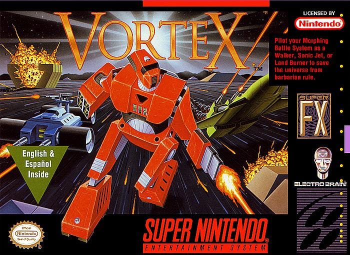Vortex Super Nintendo Video Game SNES - Gandorion Games