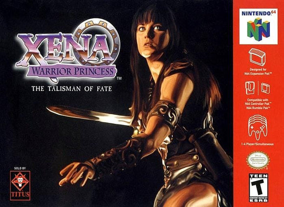 Xena Warrior Princess - The Talisman of Fate Nintendo 64 Video Game N64 - Gandorion Games