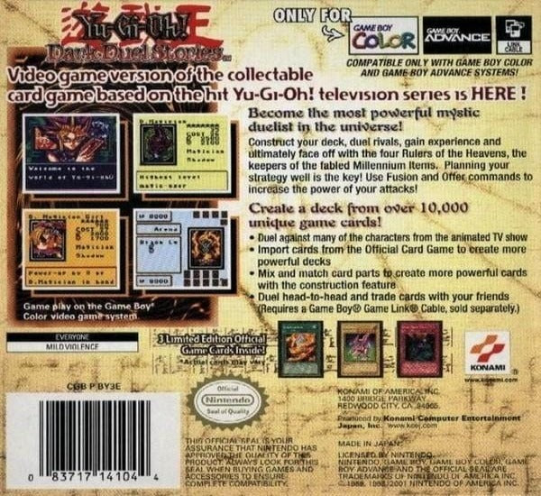 yugioh dark duel stories card codes Yu-Gi-Oh! Dark Duel Stories (2002) PokHistorian