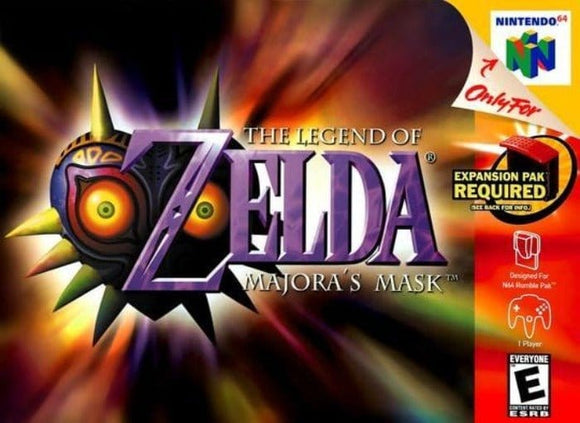 The Legend of Zelda: Majora's Mask Nintendo 64 Video Game N64 - Gandorion Games