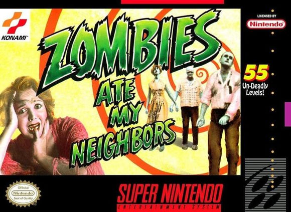 Zombies Ate My Neighbors Super Nintendo Video Game SNES - Gandorion Games