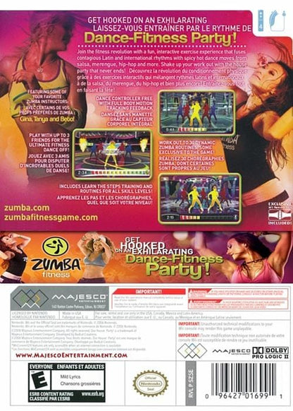Zumba Fitness Join the Party Nintendo Wii - Gandorion Games