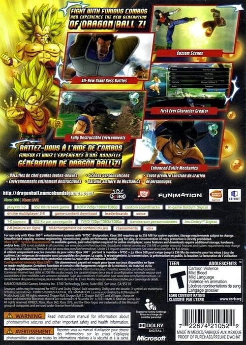 Dragon Ball Z: Ultimate Tenkaichi PS3 Pronta Entrega