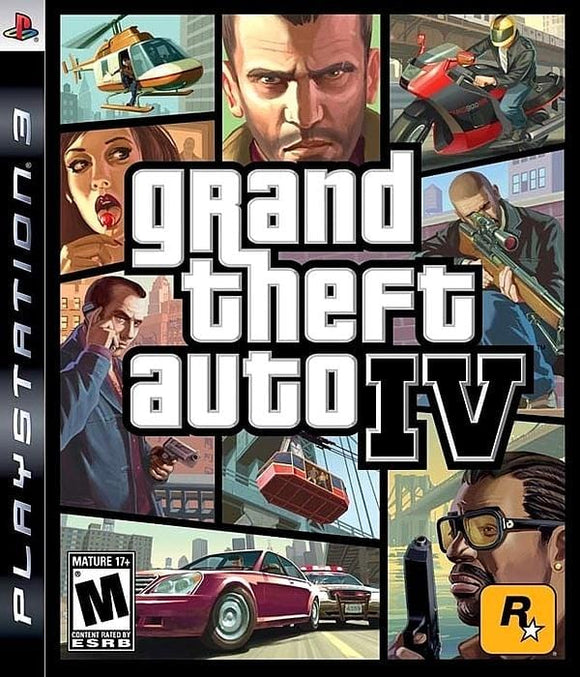 Grand Theft Auto IV Sony PlayStation 3 Video Game PS3 - Gandorion Games