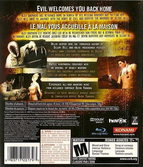 Silent Hill Homecoming (PS3 / PlayStation 3) BRAND NEW 83717201793