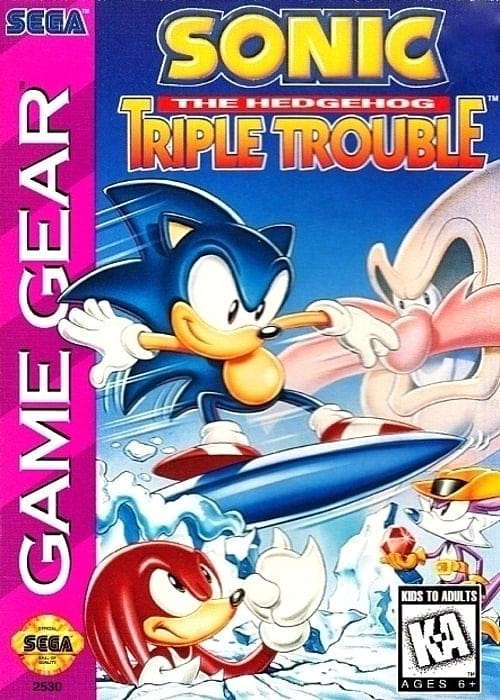 Sonic the Hedgehog: Triple Trouble Sega Game Gear Video Game | Gandorion Games