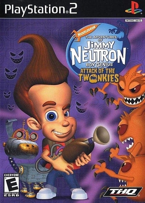 The Adventures of Jimmy Neutron Boy Genius: Attack of the Twonkies Sony PlayStation 2 Video Game PS2 - Gandorion Games