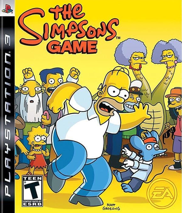 The Simpsons Game Sony PlayStation 3 Video Game PS3 - Gandorion Games
