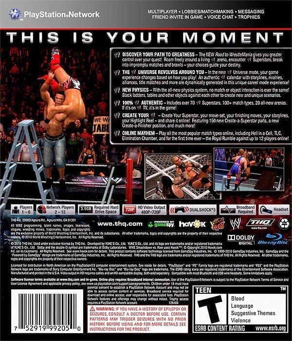 WWE SMACKDOWN VS. Raw 2011 - PAL fr - Garanti 1 An - PS3 Sony EUR 11,95 - FR WWE SMACKDOWN VS. Raw 2011 - PAL fr - Garanti 1 An - PS3 Sony EUR 11,95 - FR