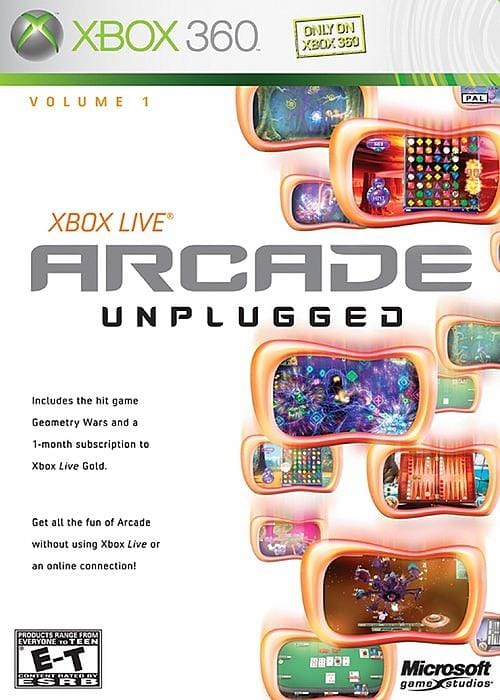 Xbox Live Arcade Unplugged Volume 1 Microsoft Xbox 360 Video Game - Gandorion Games