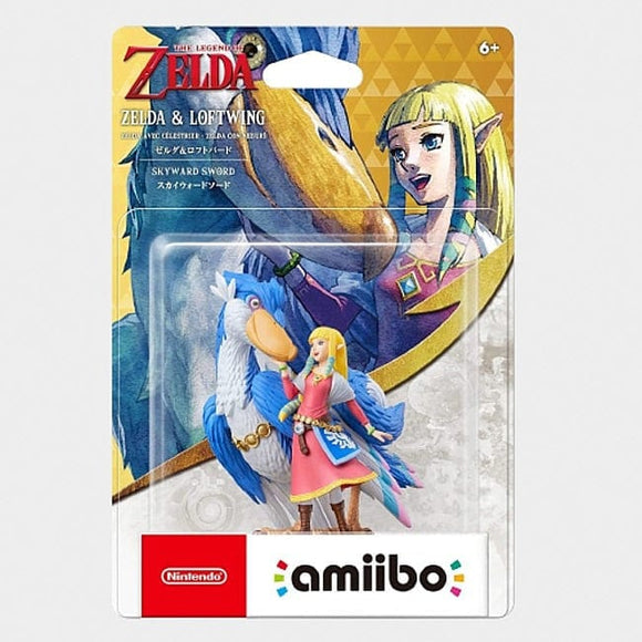 Zelda and Loftwing Amiibo Nintendo The Legend of Zelda: Skyward Sword Figure