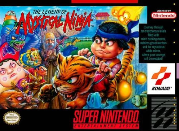 The Legend of the Mystical Ninja Super Nintendo Video Game SNES - Gandorion Games