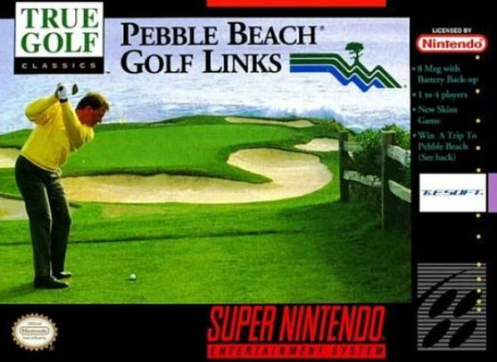 True Golf Classics: Pebble Beach Golf Links Super Nintendo Video Game SNES - Gandorion Games